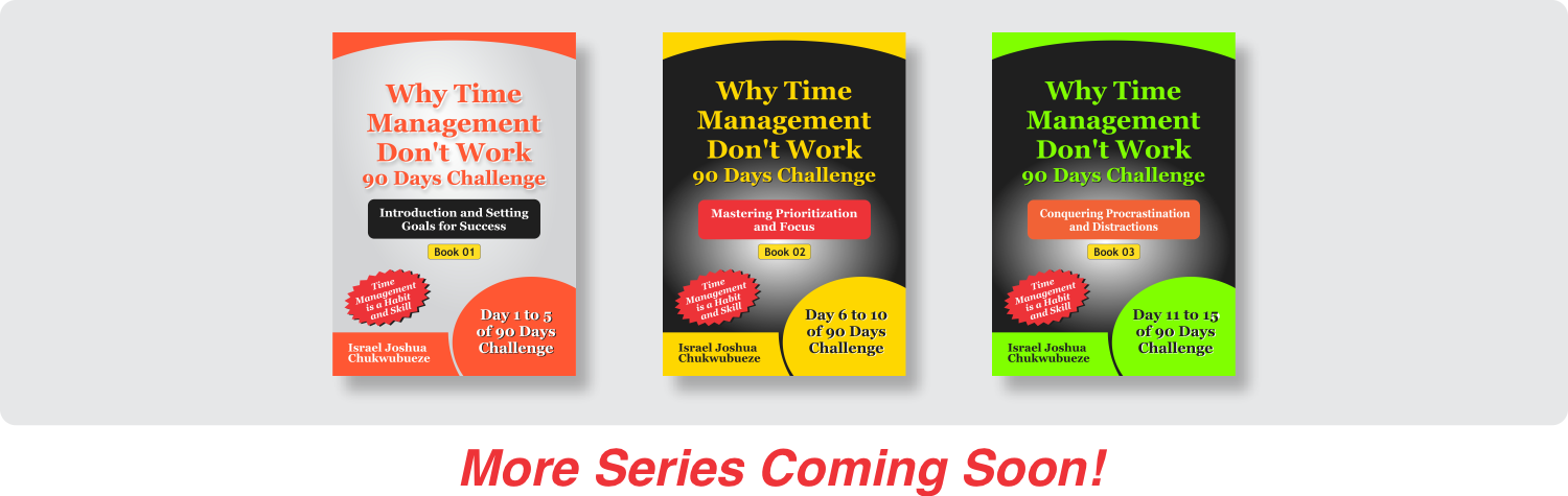 18 series books 90 days challenge time management sharing the author experience